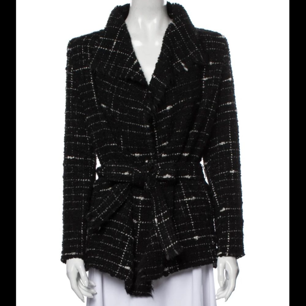 IRO tweed belted jacket